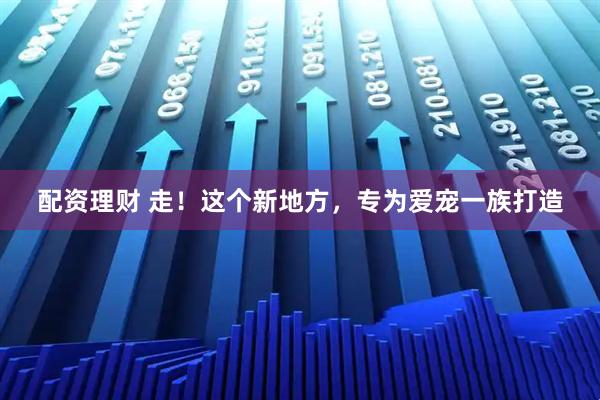 配资理财 走！这个新地方，专为爱宠一族打造